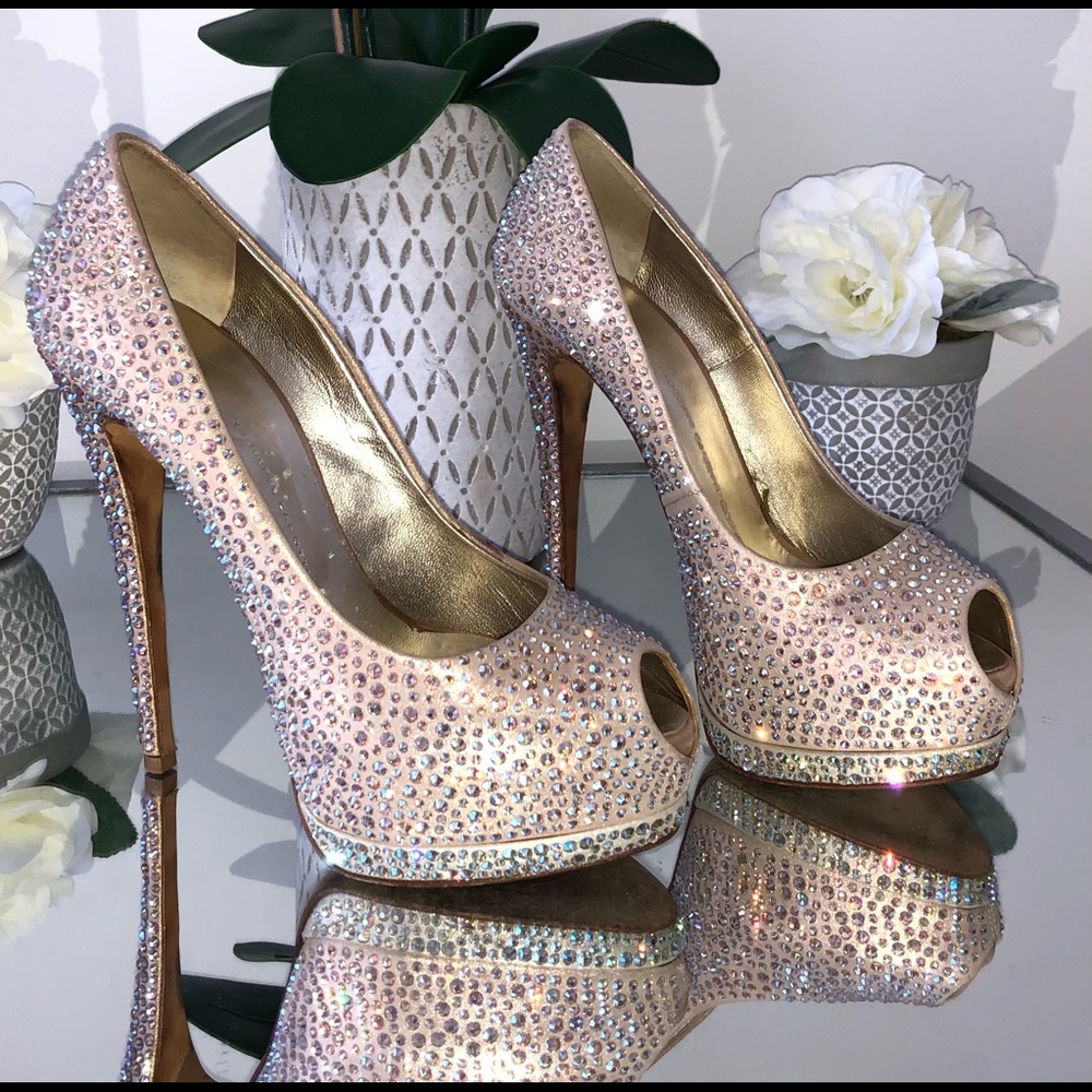Giuseppe Zanotti Sparkle platform heels 38